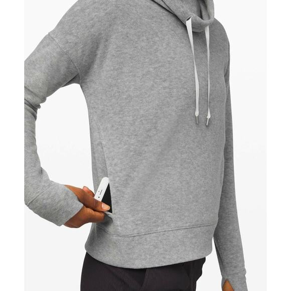 LULULEMON Fleece Cowlneck Go Forward Pullover Sweatshirt Sweater - Picture 4 of 11